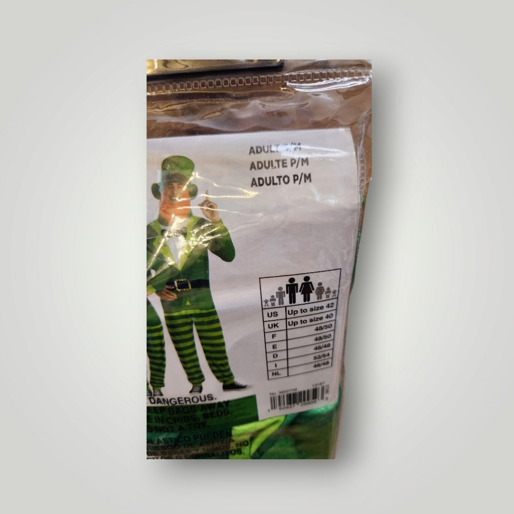 St. Patrick s Day Zipster Green Fits Small Medium Hooded Jumpsuit - Picture 7 of 7